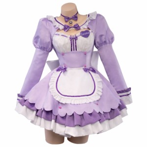 NEKOPARA ネコぱら バニラ 椰子 レースクイーン ver.メイド服 コスプレ 衣装 /(ウィッグ 靴別売り) /コスチューム 変身 仮装 ステージ服 