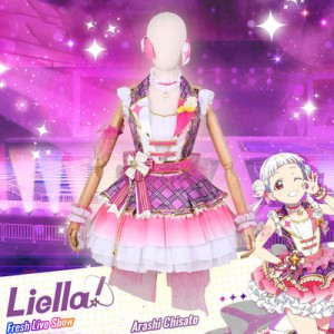 ラブライブ！スーパースター!! リエラ Liella! 嵐千砂都 あらし ちさと freshlive 風 グッズ 制服 アニメ cosplay 舞台演出服 ハロウィン