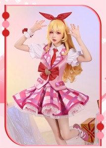  星宮いちご Aikatsu! ふわふわ アイドル 可愛い  コスプレ衣装