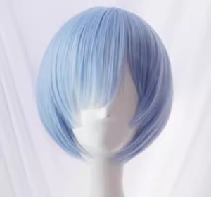 ゼロから始まる異世界生活　レムかつら cosplay wig 変装用ウィッグ