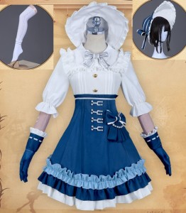 在庫処分　IdentityV 第五人格 アイデンティティV コスプレ 衣装 庭師 エマ・ウッズ 少女達の確執 コスプレ 衣装 女性XL　帽子と靴下付