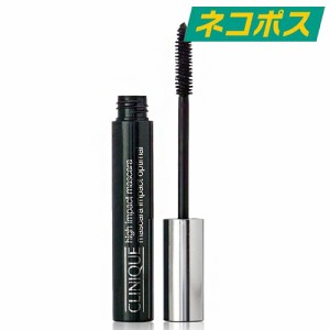 【ネコポス】クリニーク ハイインパクト マスカラ 7ml #01 ブラック [CLINIQUE マスカラ ボリューム アイメイク 目力 デカ目 効果 印象 