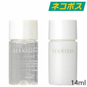 【ネコポス】【2本セット】雪肌精 クリアウェルネス ピュア コンク 14ml / リファイニング ミルク 14mlセット [KOSE 化粧水 ローション 