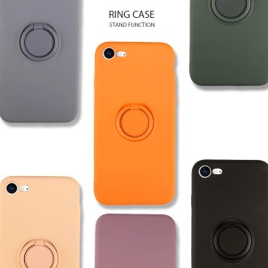 iPhone SE ケース おしゃれ iphone ケース 黒 ピンク 緑 紺 紫 オレンジ SE3 SE2  iPhone8 iPhone7 ソフトケース シリコンカバー ケース 