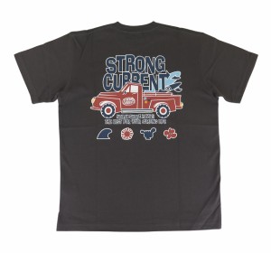 半袖 Tシャツ メンズ ストロングカレント STRONG CURRENT 新作 ハワイ ハワイアン サーフブランド (メンズ/チャコールグレー) ハワイアン