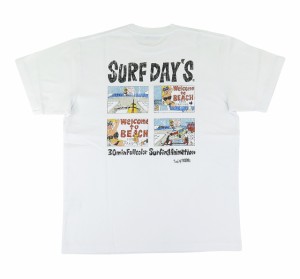 半袖 Tシャツ メンズ サーフデイズ SURF DAY’S  新作 (メンズ/ホワイト) サーフブランド ハワイアン雑貨 242SF1ST065 おしゃれ ハワイア