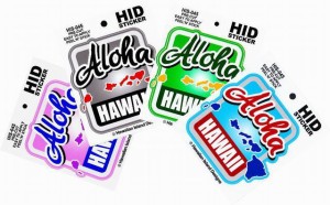 ハワイアン ステッカー デカール シール HID (ALOHA-アイランド) メール便対応可 ハワイアン雑貨 ハワイ お土産 ハワイアン ハワイ雑貨 