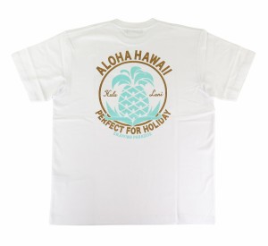 半袖  Tシャツ メンズ フララニ Hulalani Hawaii ハワイ ハワイアン サーフブランド (メンズ/ホワイト) ハワイアン雑貨 242HU1ST035 おし