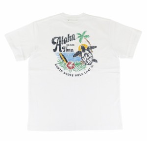 半袖  Tシャツ メンズ フララニ Hulalani Hawaii ハワイ ハワイアン サーフブランド (メンズ/ホワイト) ハワイアン雑貨 242HU1ST041 おし