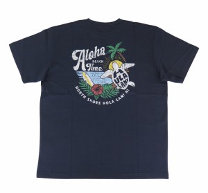 半袖  Tシャツ メンズ フララニ Hulalani Hawaii ハワイ ハワイアン サーフブランド (メンズ/D.ネイビー) ハワイアン雑貨 242HU1ST041 お
