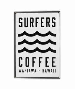 サインボード ハワイアン雑貨 インテリア サーファーズコーヒ ハワイアン サインプレート SURFERS COFFEE 雑貨 看板 ハワイ インテリア 