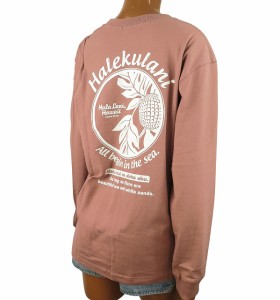 長袖 Tシャツ レディース Hulalani Hawaii フララニ ハワイアン (レディース/ピンク) 234HU2LT030 送料無料 ハワイアン雑貨 ハワイアン 