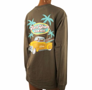 長袖 Tシャツ レディース Hulalani Hawaii フララニ ハワイアン (レディース/ブラウン) 234HU2LT034 送料無料 ハワイアン雑貨 ハワイアン