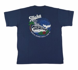 半袖  Tシャツ メンズ フララニ Hulalani Hawaii 刺しゅう 新作 ハワイ ハワイアン サーフブランド (メンズ/F.ネイビー) ハワイアン雑貨 