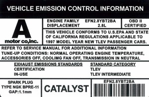 アメリカン雑貨 インテリア カリフォルニア 雑貨 HID アイランドデザイン ステッカー VEHICLE EMISSION CONTROL メール便対応可 ハワイア