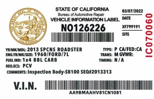 アメリカン雑貨 インテリア CALIFORNIA 雑貨 HID アイランドデザイン ステッカー VEHICLE INFORMATION LABEL メール便対応可 ハワイアン