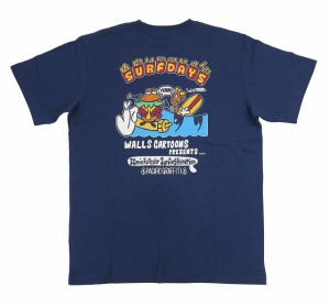 メンズ Tシャツ 半袖 サーフデイズ (メンズ/B.ネイビー) サーフブランド 送料無料 ハワイアン雑貨 232SF1ST013 ポップハワイアン 雑貨