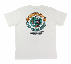 メンズ Tシャツ 半袖 サーフデイズ (メンズ/ホワイト) サーフブランド 送料無料 ハワイアン雑貨 232SF1ST019 ポップハワイアン 雑貨