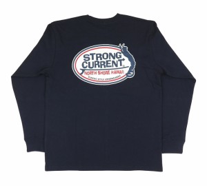 長袖 Tシャツ メンズ STRONG CURRENT ストロングカレント ハワイアン (メンズ/ネイビー) 234SC1LT061 サーフブランド 送料無料 ハワイア