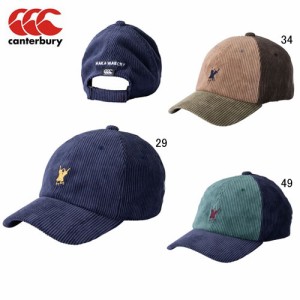 帽子 ロゴ カンタベリー CANTERBURY コーデュロイ キャップ ラグビー スポーツ カジュアル セール AC02967