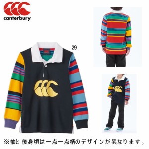 カンタベリー キッズ 長袖 ラガーシャツ CANTERBURY ライト アグリー ジャージ ラグビー スポーツ カジュアル ウェア 子供服 RAJ43906 ア