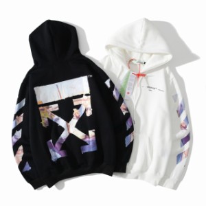 off white パーカー ペアルックの通販｜au PAY マーケット