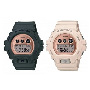 【海外モデル】カシオ G-SHOCK ペアウォッチ 腕時計 Gショック ジーショック Sシリーズ カーキ ピンク メンズ レディース おそろい とけ