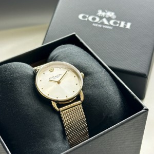 コーチ 腕時計 レディース 可愛い腕時計 文字盤 大きい エリオット イエローゴールド 大人 女性 ブランド 時計 通勤 通学 女友達 彼女 妻