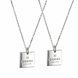 GUCCI グッチ ペアネックレス 結婚記念日 プレゼント ペア 夫婦 両親 友達カップル お揃い カップル ネックレス ペンダント 誕生日 ペア