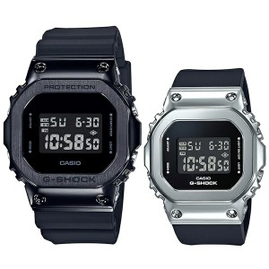 ペアウォッチ カップル CASIO G-SHOCK Gショック ジーショック カシオ メンズ レディース 腕時計 デジタル スクエア 海外モデル メタルカ