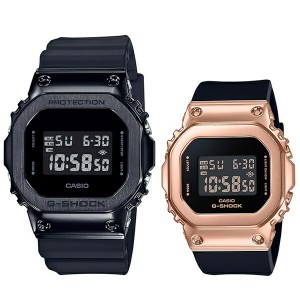ペアウォッチ カップル CASIO G-SHOCK Gショック ジーショック カシオ メンズ レディース 腕時計 デジタル スクエア 海外モデル メタルカ