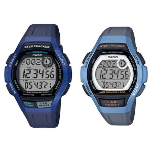 健康サポート機能多数搭載！ CASIO カシオ ペアウォッチ 腕時計 SPORTS GEAR スポーツギア デジタル ジョギング ランニング 歩数計 WS-20