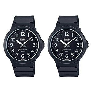 【国内正規品】CASIO カシオ 腕時計 レトロなペアウォッチ チープカシオ チプカシ 同モデル2本組 シンプル アナログ 黒 ブラック 白 MW-2
