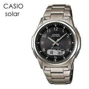 電波ソーラー 海外旅行 軽い 使いやすい 国内正規品 CASIO カシオ 腕時計 メンズ 時計 WAVE CEPTOR チタン アナログ デジタル アナデジ 