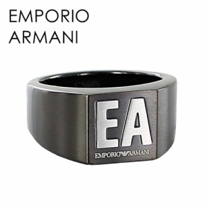 エンポリオアルマーニ 男性 誕生日プレゼント 指輪 メンズ ステンレス シンプル ブランド ファッションリング おしゃれ 彼氏 友達 旦那 