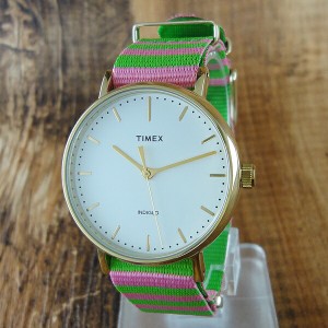 国内正規品 タイメックス 時計 レディース 腕時計 ウィークエンダー フェアフィールド ピンク ボーダー TW2P91800 誕生日 お祝い ギフト 