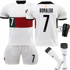 サッカー ユニフォーム 背番号7 Ronaldo ロナルド 22-23 サッカー ポルトガル代表チーム アウェイ 大人用と子供用練習着 通気性 速乾性~