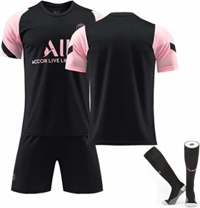 サッカーユニフォーム サッカーウェア シーズンチーム Tシャツ+ショーツ+ソックス ホームジャージ 速乾性 通気性 快適 こども 大人用 キ