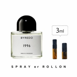 BYREDO バレード ( バイレード )  オードパルファン　1996 レディース メンズ アトマイザー 3ml 選べる スプレー ロールオン 遮光瓶 香水