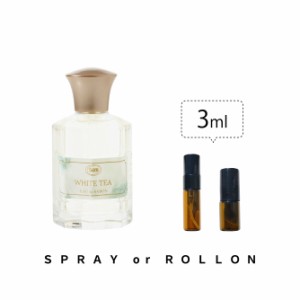 SABON オー ドゥ サボン ホワイトティー オードトワレ レディース メンズ アトマイザー 3ml 選べる スプレー ロールオン 遮光瓶 香水 香