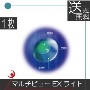 HOYA マルチビューEXライト（L）　×1枚 ハードコンタクト 遠近両用　送料無料