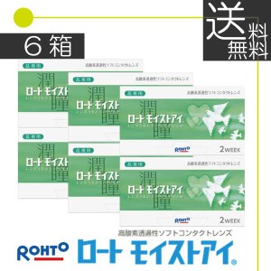 ロート モイストアイ乱視用（6枚入）　×6箱 コンタクト　2week　2ウィーク　送料無料