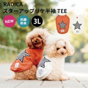 【50%OFF SALE】スター アップリケ 半袖 TEE / RADICA ラディカ 抗菌 防臭 交換OK/返品不可 メール便可 犬 小型犬 犬用 犬服 ウェア ドッ