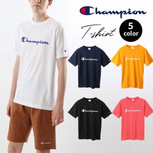 [クーポンで20%OFF] チャンピオン Tシャツ カットソー 夏 春 半袖 レディース メンズ S-XL 黒 白 c3-p302