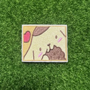 ポムポムプリン  刺繍ワッペン かわいい キャラクター デコレーション&リメイク 幼稚園 保育園