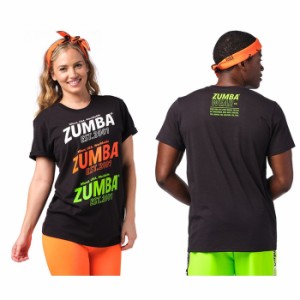 【即納】ZUMBAウェア ズンバ ヨガウェア ダンス衣装  スウェットジムウエア トレーニング 男女兼用 Tシャツ T417-Y