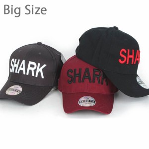 XL Shark メンズ キャップ 大きい 大きい帽子 ビックサイズ ロゴ ゴルフ ベースボールキャップ ストリート系 レディース ローキャップ シ