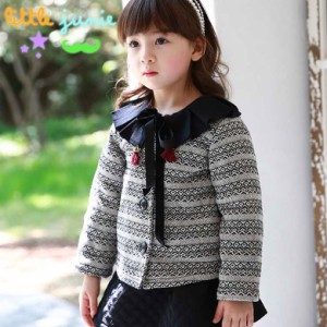 【Kara jacket】子供服 フォーマル かわいい キッズ 女の子 韓国子供服 女の子 秋冬 スプライト柄 100 110 120 130 140 長袖 トップス ガ