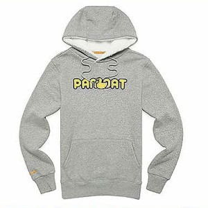 【正規品】POPDUCK LOGO FLEECE BOA HOODY (HEATHER GRAY)/PANCOAT/メンズ/レディース/男女兼用/アヒル/トレーナー/パンコート/キャラク