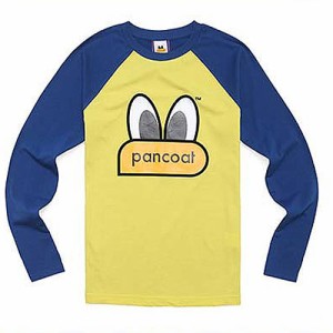 【正規品】PANCOATオリジナル商品★パンコートキャラクター 長袖 tシャツ レディース メンズ T-シャツ カラーTシャツ  オシャレ 秋 冬 T